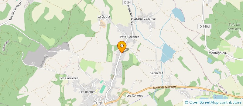 localisation de l'entreprise MADAME ANNE-CLAIRE SORNE  TREPT