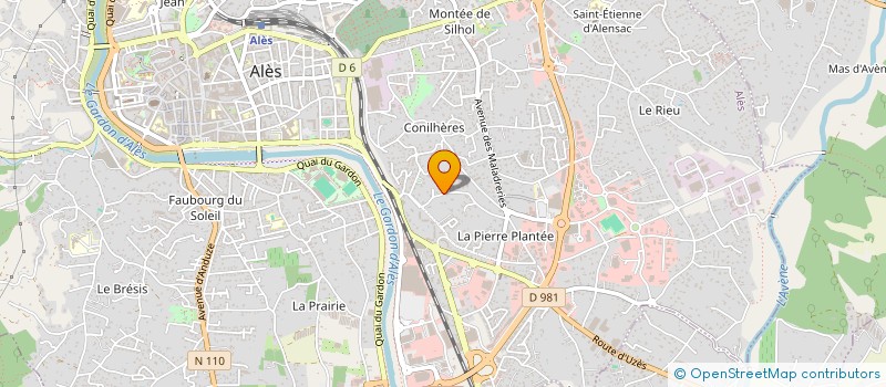 localisation de l'entreprise MADAME ANNE-CLAIRE TRUCHET à ALES