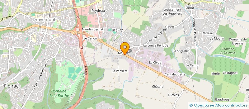 localisation de l'entreprise MADAME ANNE-CLAIRE VILAR DEL PESO  BOULIAC