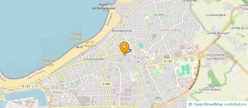 localisation de l'entreprise MADAME ANNE CLAIRET-BOUCHER  SAINT-MALO