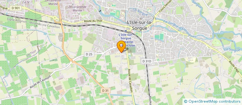 localisation de l'entreprise MADAME ANNE-CLARISSE ALELUIA à L'ISLE-SUR-LA-SORGUE