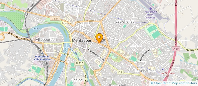 localisation de l'entreprise MADAME ANNE CLARY  MONTAUBAN