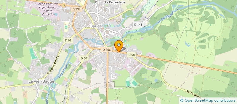 localisation de l'entreprise MADAME ANNE CLAUDE BOURLARD  BAUGE-EN-ANJOU