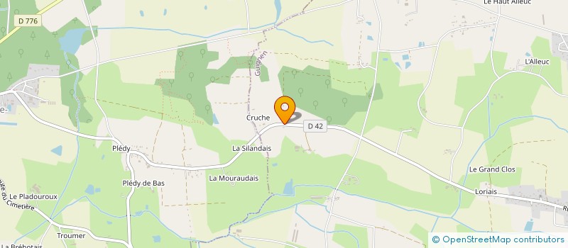 localisation de l'entreprise MADAME ANNE-CLAUDE BOUTIN  GUIGNEN