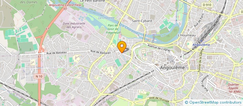 localisation de l'entreprise MADAME ANNE-CLAUDE LACROIX à ANGOULEME