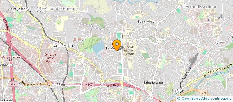 localisation de l'entreprise MADAME ANNE-CLAUDE SIMON à MARSEILLE
