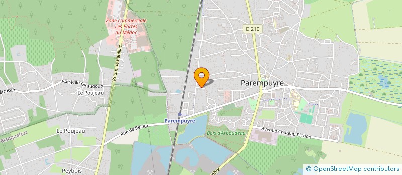 localisation de l'entreprise MADAME ANNE CLAUDE TEILLET  PAREMPUYRE