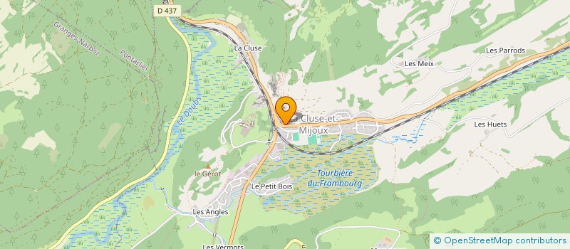 localisation de l'entreprise MADAME ANNE-CLAUDE VIVOT à LA CLUSE-ET-MIJOUX