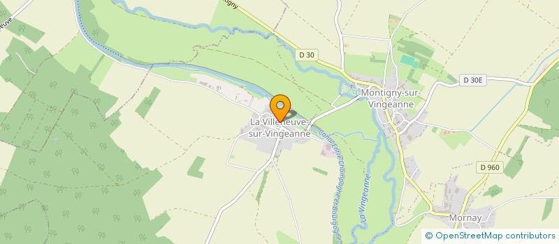 localisation de l'entreprise MADAME ANNE-CLAUDINE REYNAUD  MONTIGNY-MORNAY-VILLENEUVE-SUR-VINGEANNE