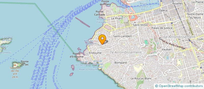 localisation de l'entreprise MADAME ANNE CLAUDIUS-PETIT  MARSEILLE