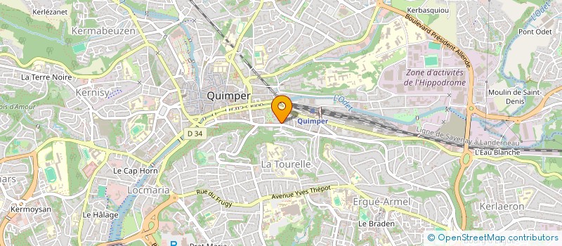 localisation de l'entreprise MADAME ANNE CLAVE DE OTAOLA à QUIMPER