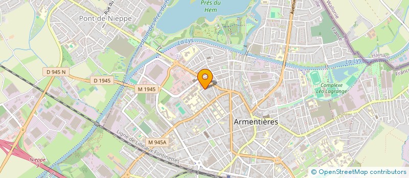 localisation de l'entreprise MADAME ANNE CLEENEWERCK  ARMENTIERES