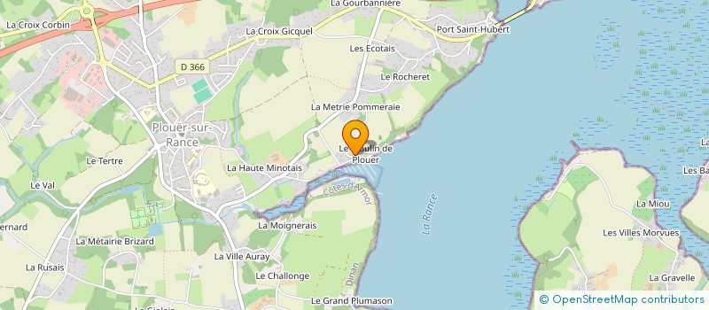 localisation de l'entreprise MADAME ANNE-CLEMENTINE FOUQUET  PLOUER-SUR-RANCE