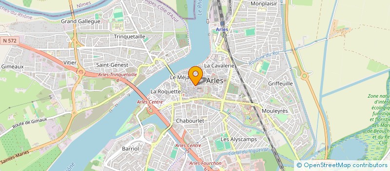 localisation de l'entreprise MADAME ANNE CLERGUE à ARLES