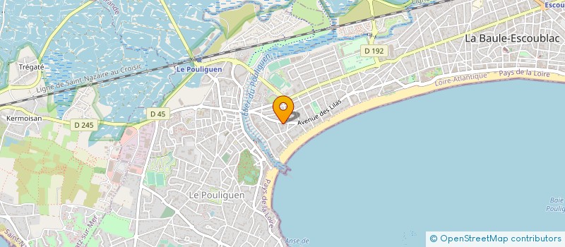 localisation de l'entreprise MADAME ANNE CLERMONT à LA BAULE-ESCOUBLAC