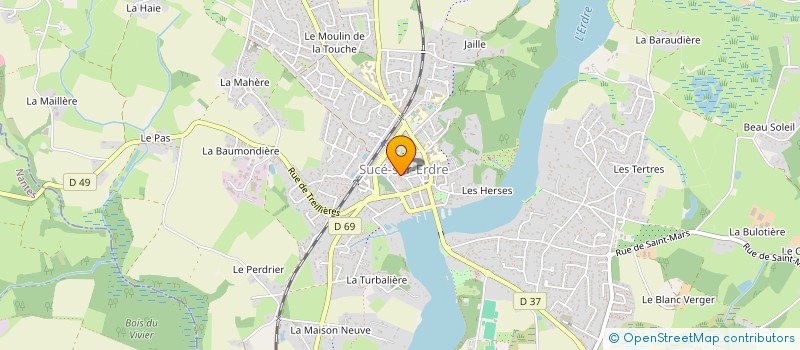 localisation de l'entreprise MADAME ANNE CLINQUART à SUCE-SUR-ERDRE
