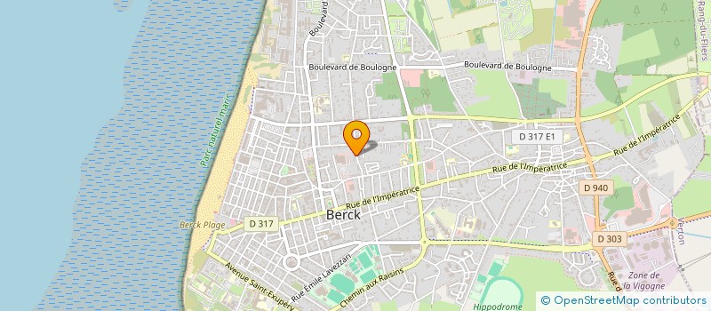 localisation de l'entreprise MADAME ANNE COCQUET  BERCK