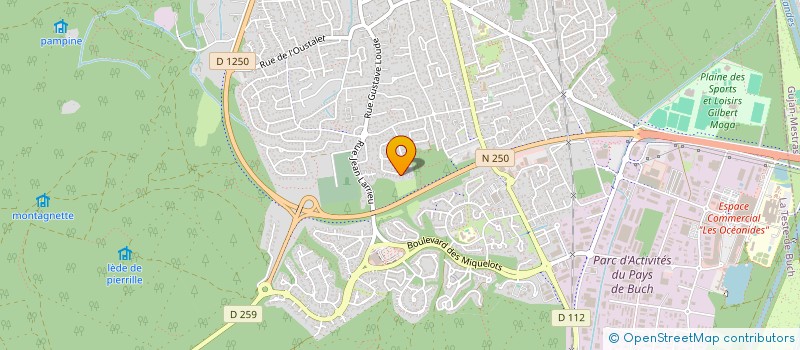 localisation de l'entreprise MADAME ANNE COEUR à LA TESTE-DE-BUCH