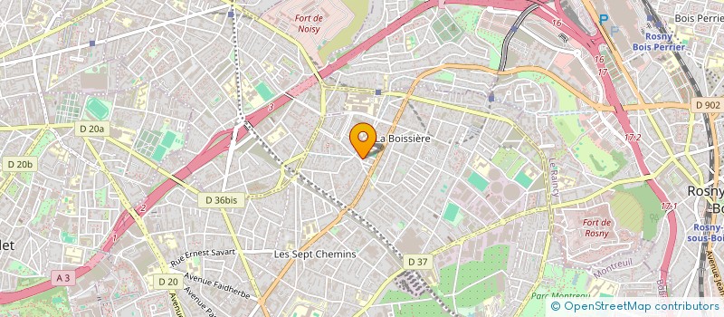 localisation de l'entreprise MADAME ANNE COHUET à MONTREUIL