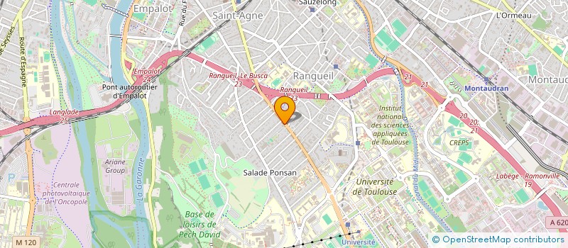 localisation de l'entreprise MADAME ANNE COIFFET  TOULOUSE