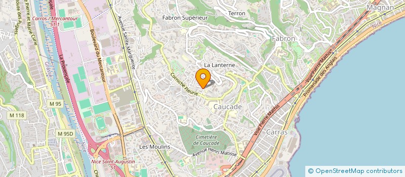 localisation de l'entreprise MADAME ANNE COLIN à NICE