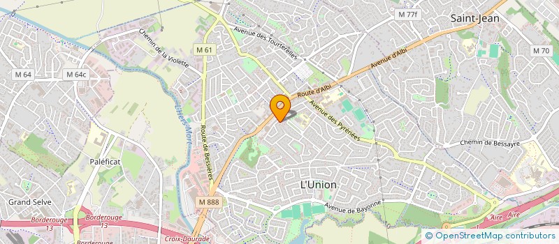 localisation de l'entreprise MADAME ANNE COLLARDOT  L'UNION