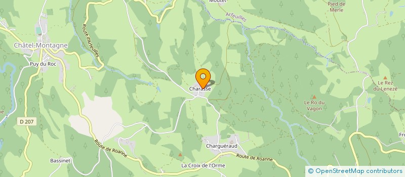 localisation de l'entreprise MADAME ANNE COLLIN  CHATEL-MONTAGNE