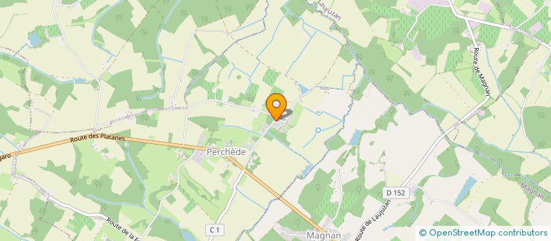 localisation de l'entreprise MADAME ANNE COLLINS  PERCHEDE