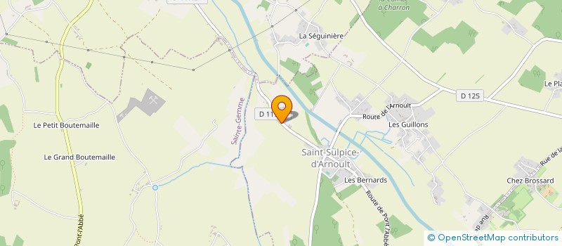 localisation de l'entreprise MADAME ANNE COMBAUD  SAINT-SULPICE-D'ARNOULT