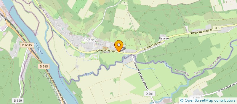 localisation de l'entreprise MADAME ANNE COMBAY  GIVERNY