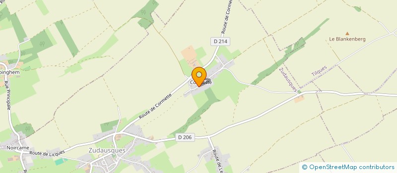 localisation de l'entreprise MADAME ANNE CONDETTE  ZUDAUSQUES