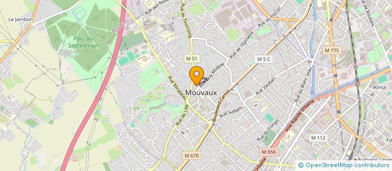 localisation de l'entreprise MADAME ANNE-CONSTANCE GRAS  MOUVAUX