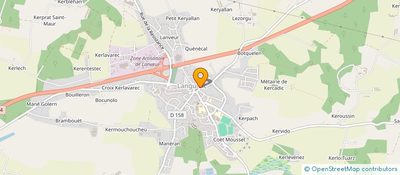 localisation de l'entreprise MADAME ANNE CORBEL  LANGUIDIC