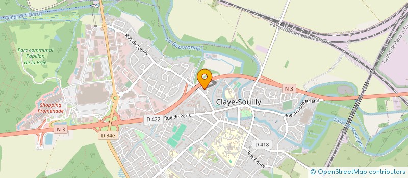 localisation de l'entreprise MADAME ANNE CORDEIRO  CLAYE-SOUILLY