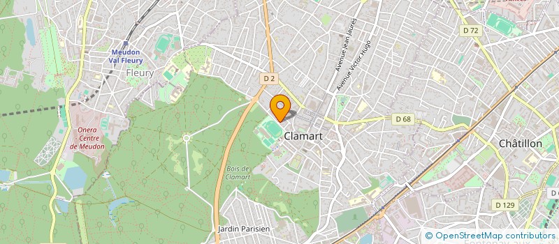 localisation de l'entreprise MADAME ANNE CORMERY à CLAMART