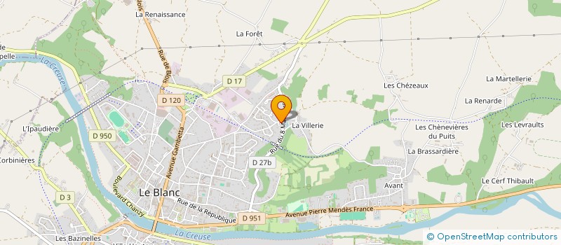 localisation de l'entreprise MADAME ANNE CORMIER à POULIGNY-SAINT-PIERRE
