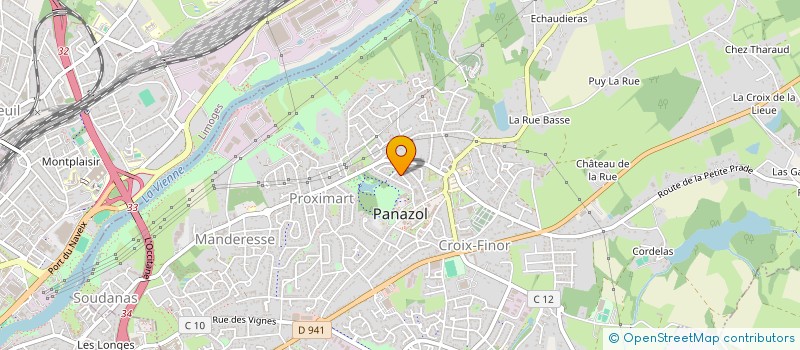 localisation de l'entreprise MADAME ANNE CORSON à PANAZOL