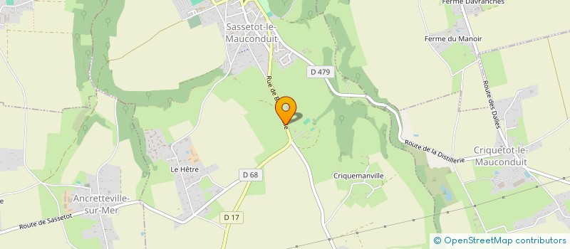 localisation de l'entreprise MADAME ANNE COSTE DE BAGNEUX  SASSETOT-LE-MAUCONDUIT