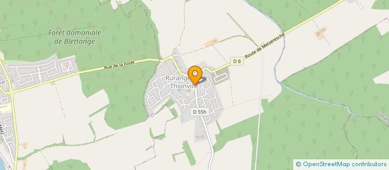 localisation de l'entreprise MADAME ANNE COTINAUT  RURANGE-LES-THIONVILLE