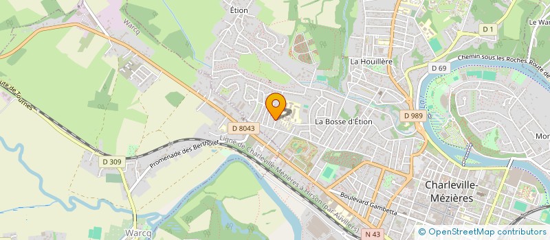 localisation de l'entreprise MADAME ANNE COTRELLE à CHARLEVILLE-MEZIERES