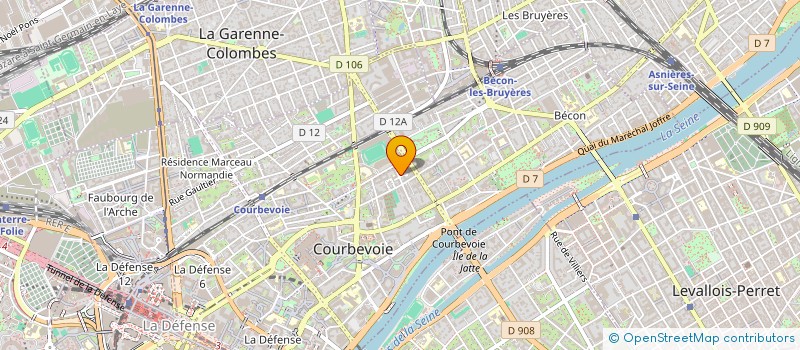 localisation de l'entreprise MADAME ANNE COTTON à COURBEVOIE