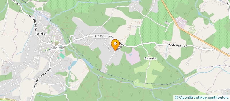 localisation de l'entreprise MADAME ANNE COUDRET  SADIRAC