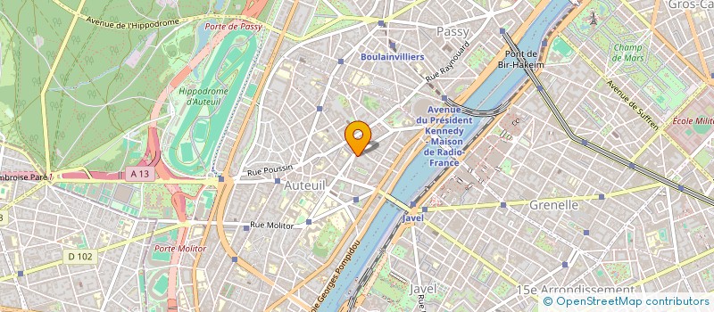 localisation de l'entreprise MADAME ANNE COULTER  PARIS