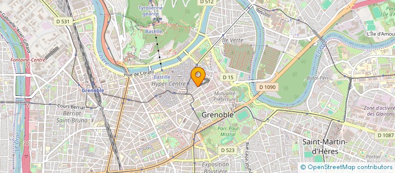 localisation de l'entreprise MADAME ANNE COURAUD à GRENOBLE
