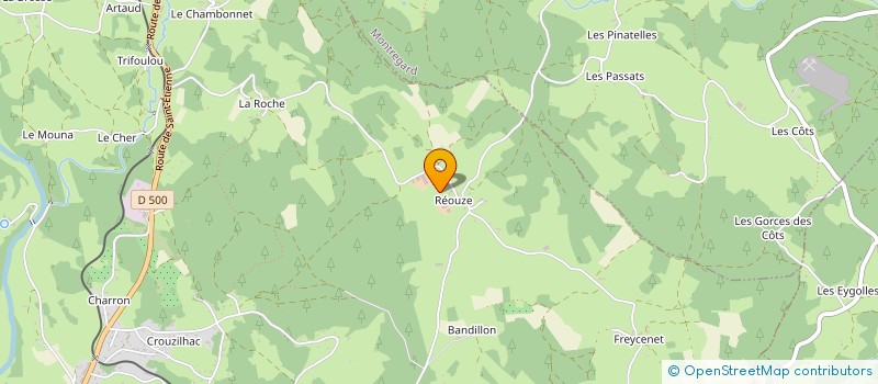 localisation de l'entreprise MADAME ANNE COURBON  TENCE