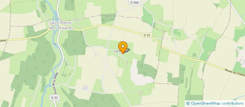 localisation de l'entreprise MADAME ANNE COURCIER  SAINT-PIERRE-DE-CERNIERES