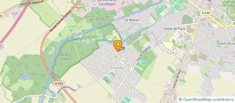 localisation de l'entreprise MADAME ANNE COUSIN  FLESQUIERES