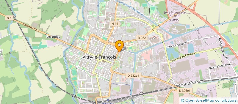localisation de l'entreprise MADAME ANNE COUSIN  VITRY-LE-FRANCOIS