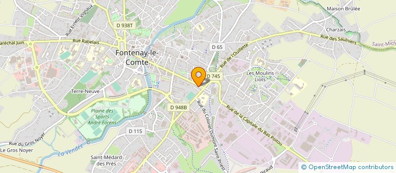 localisation de l'entreprise MADAME ANNE COUVREUR à FONTENAY-LE-COMTE