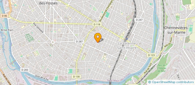 localisation de l'entreprise MADAME ANNE CRANEY à SAINT-MAUR-DES-FOSSES